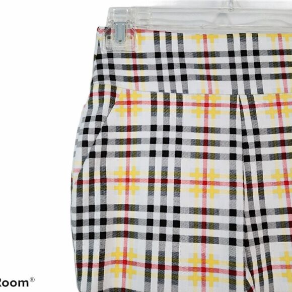 New York & Company Plaid Stretch Ankle Length Pant - Picture 4 of 12